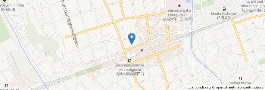 Mapa de ubicacion de 横浜銀行 en 日本, 東京都, 世田谷区.