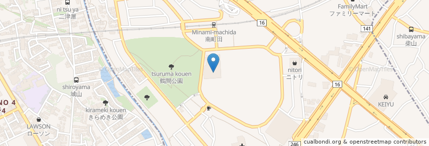 Mapa de ubicacion de 109シネマズ en Japan, Tokio, 町田市.