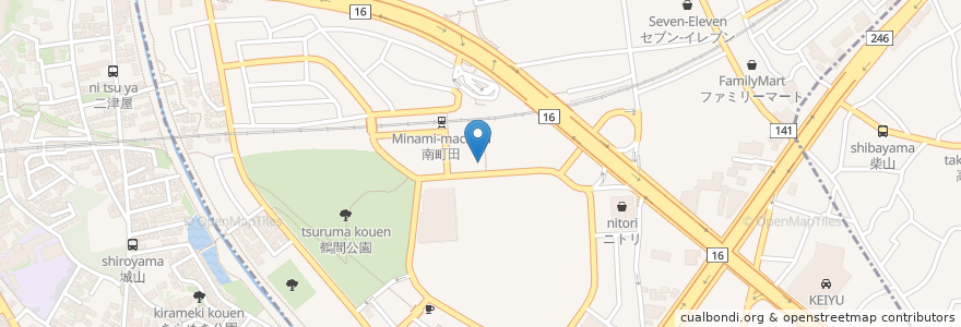 Mapa de ubicacion de ココカラファイン en Giappone, Tokyo, 町田市.