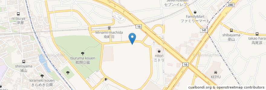 Mapa de ubicacion de グランベリーパーク第2駐輪場 en Japan, Tokio, 町田市.