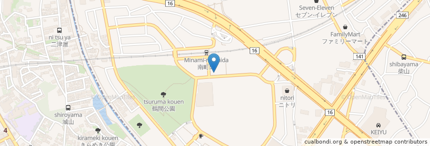 Mapa de ubicacion de グランベリーパーク第1駐輪場 en 일본, 도쿄도, 町田市.