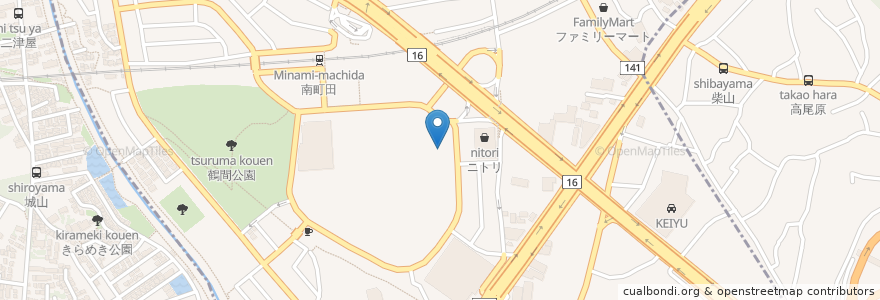 Mapa de ubicacion de スターバックス en 日本, 東京都, 町田市.