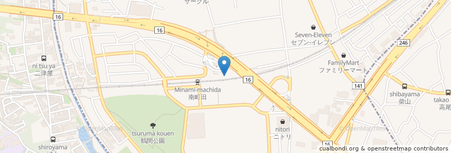 Mapa de ubicacion de Tully's Coffee en Japan, Tokyo, Machida.