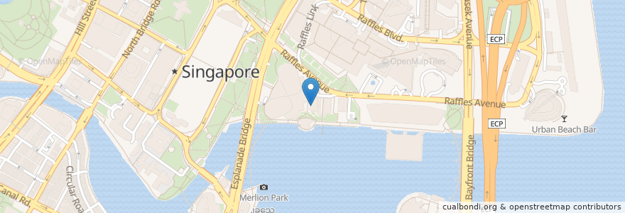 Mapa de ubicacion de Tomo Izakaya en Singapur, Central.