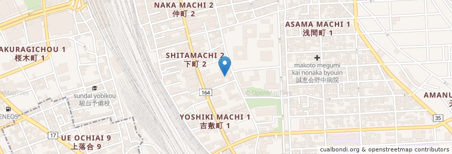 Mapa de ubicacion de 長谷川内科循環器内科医院 en Jepun, 埼玉県, さいたま市, 大宮区.