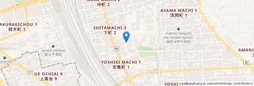 Mapa de ubicacion de 彩薬局 en 일본, 사이타마현, さいたま市, 大宮区.