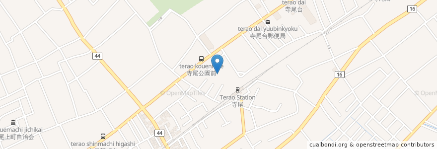 Mapa de ubicacion de 寺尾神社 en 日本, 新潟県, 新潟市, 西区.