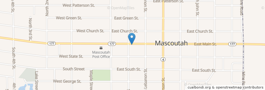 Mapa de ubicacion de Taube Family Dental en United States, Illinois, Mascoutah.