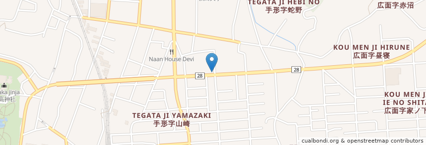 Mapa de ubicacion de ばあどわん en Japan, Präfektur Akita, 秋田市.