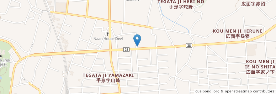 Mapa de ubicacion de ふりぃふぃっしゅ en Япония, Акита, 秋田市.