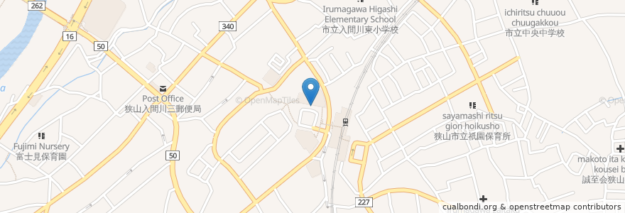 Mapa de ubicacion de Saitama Resona Bank en Japan, Saitama Prefecture, Sayama.