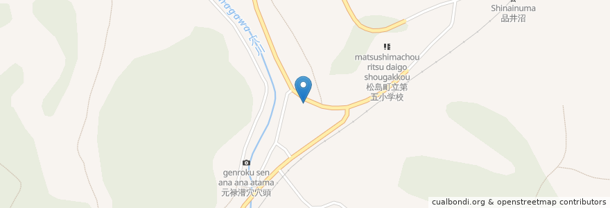 Mapa de ubicacion de 塩釜警察署 品井沼駐在所 en ژاپن, 宮城県, 宮城郡, 松島町.