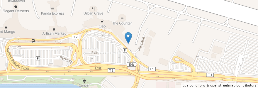 Mapa de ubicacion de 30th Street Craft Brews en 미국, 캘리포니아주, San Diego County, San Diego.