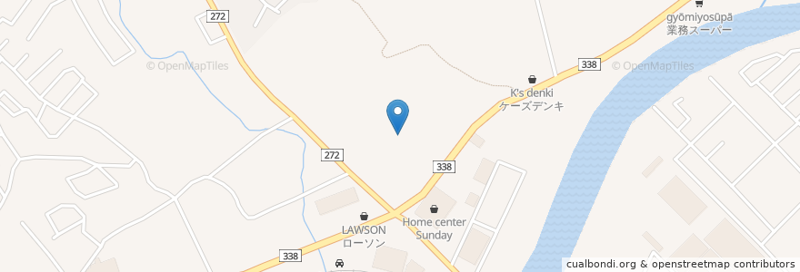 Mapa de ubicacion de どんぐりこどもクリニック en Jepun, 青森県, むつ市.