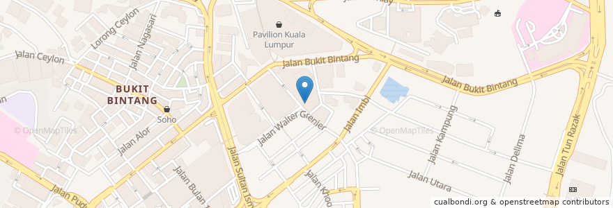 Mapa de ubicacion de YTL International College of Hotel Management en ماليزيا, سلاغور, كوالالمبور.