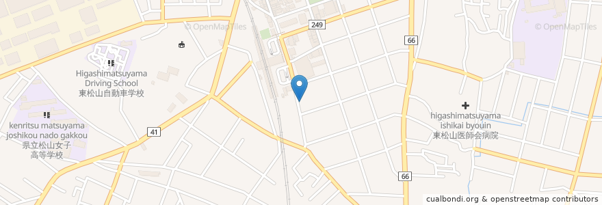 Mapa de ubicacion de 宇津木駐輪場 en Japon, Préfecture De Saitama, 東松山市.