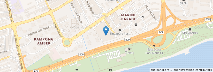 Mapa de ubicacion de Boost Juice en Singapur, Southeast.