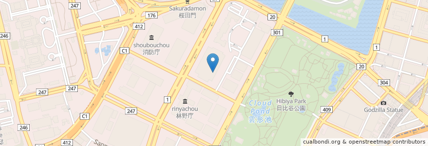 Mapa de ubicacion de すき家 en 日本, 东京都/東京都, 千代田區.