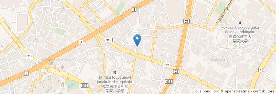 Mapa de ubicacion de backdoor extreme bar en Japan, Tokyo, Minato.