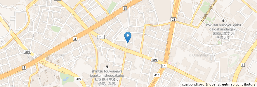 Mapa de ubicacion de Spyros en Japonya, 東京都, 港区.