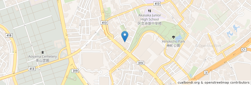 Mapa de ubicacion de アートプラザ en اليابان, 東京都, 港区.