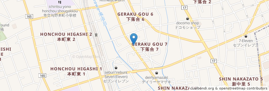 Mapa de ubicacion de えがわ医院 en 일본, 사이타마현, さいたま市, 中央区.