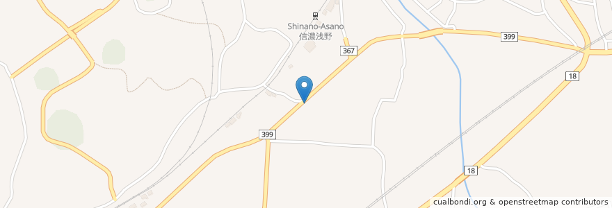 Mapa de ubicacion de 明円寺 en Japonya, 長野県, 長野市.