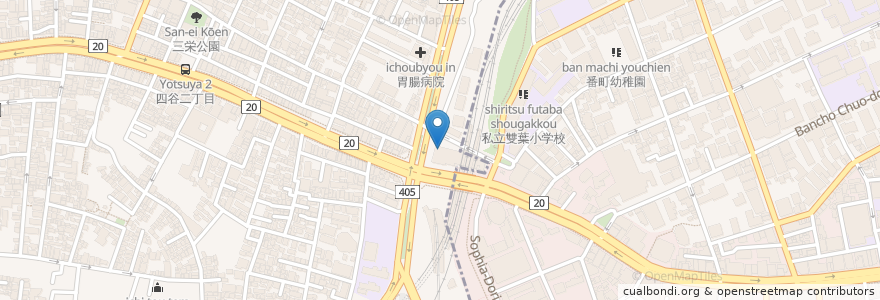 Mapa de ubicacion de おむすび権米衛 アトレ四谷店 en Japan, 東京都, 新宿区.