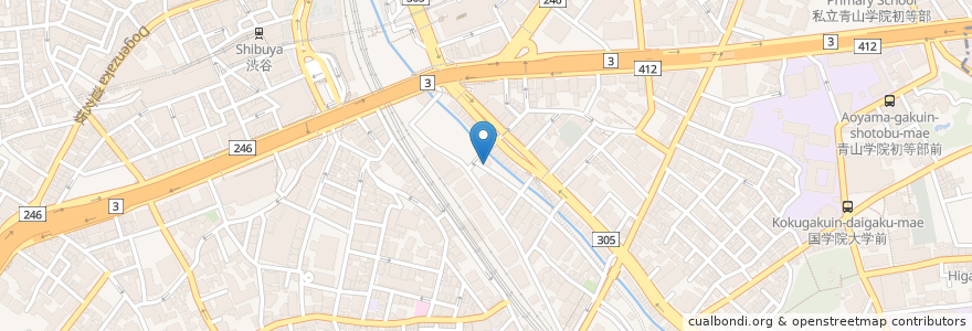 Mapa de ubicacion de Bar Legacy en ژاپن, 東京都, 渋谷区.