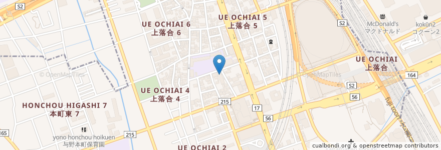 Mapa de ubicacion de まどか　さいたま新都心 en Jepun, 埼玉県, さいたま市, 中央区, 大宮区.