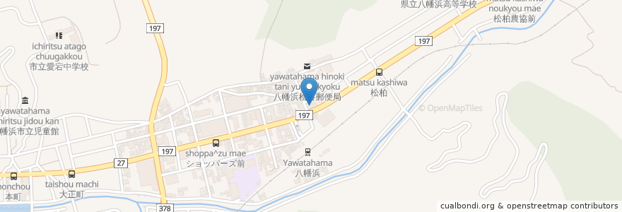 Mapa de ubicacion de Cosmo en Japonya, 愛媛県, 八幡浜市.