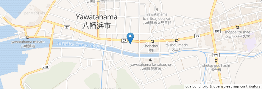 Mapa de ubicacion de ほっともっと en Japão, 愛媛県, 八幡浜市.