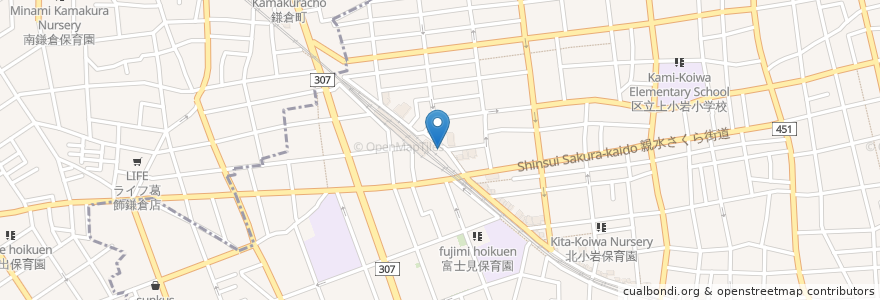Mapa de ubicacion de はむら en اليابان, 東京都.