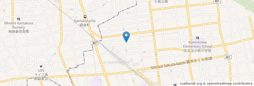 Mapa de ubicacion de 鳥貴族 en 日本, 東京都.