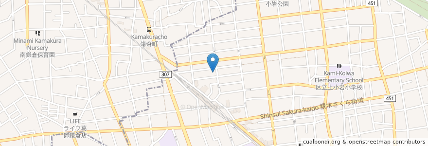 Mapa de ubicacion de オリジン弁当 en Giappone, Tokyo.
