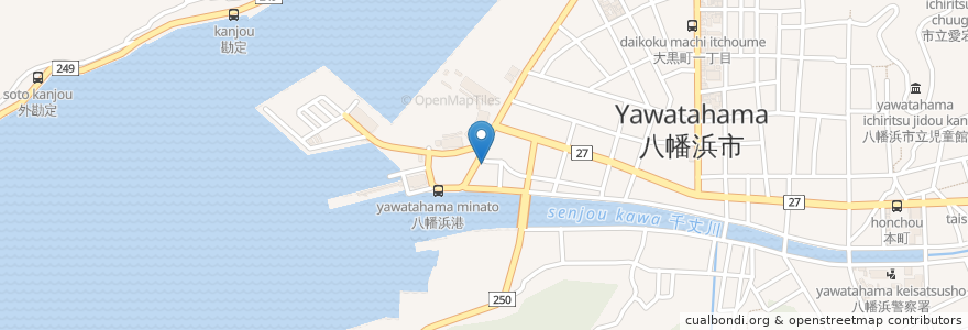 Mapa de ubicacion de 三和食堂 en Japan, 愛媛県, 八幡浜市.