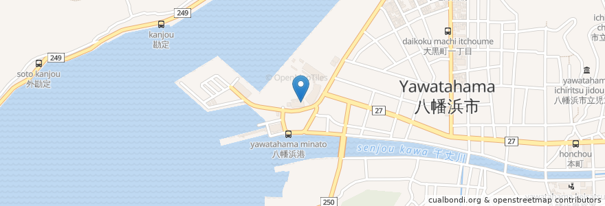 Mapa de ubicacion de 佐田岬観光レンタサイクルステーション en 日本, 愛媛県, 八幡浜市.