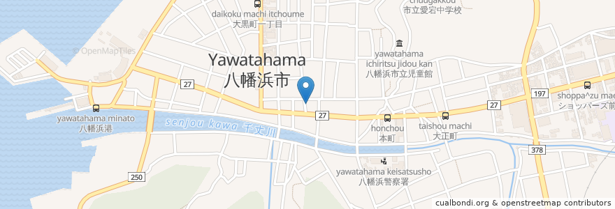 Mapa de ubicacion de すみれタクシー en Japan, Ehime Prefecture, Yawatahama.