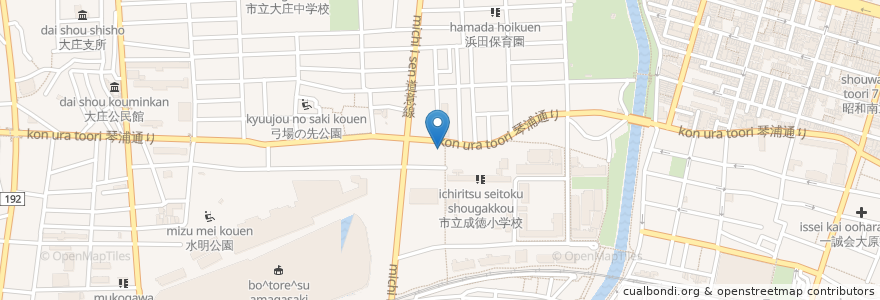 Mapa de ubicacion de 居酒屋あんじゅ en 日本, 兵庫県, 尼崎市.