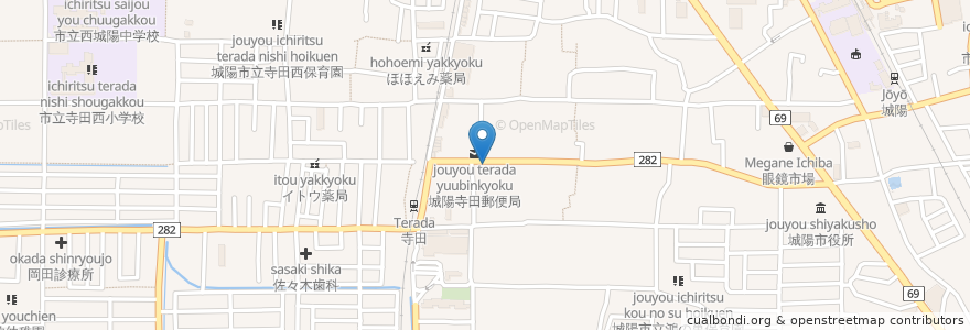 Mapa de ubicacion de 鉄板焼居酒屋 崇 en 日本, 京都府, 城陽市.