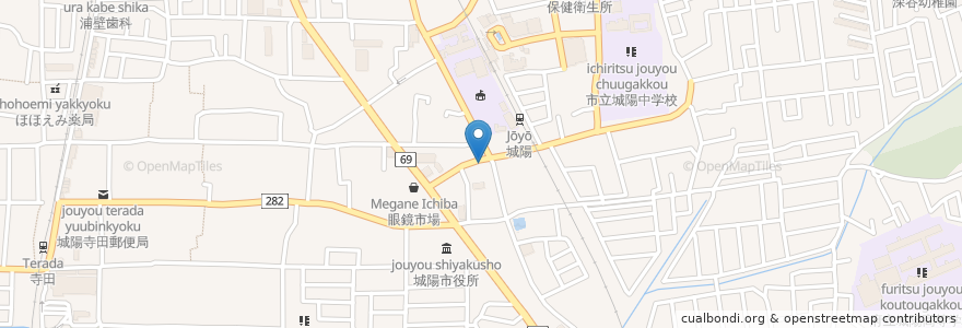 Mapa de ubicacion de Manna en 日本, 京都府, 城陽市.