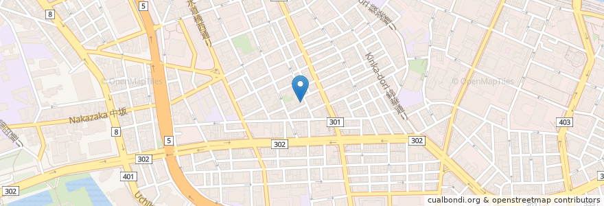 Mapa de ubicacion de 銀漢亭 en 日本, 東京都, 千代田区.