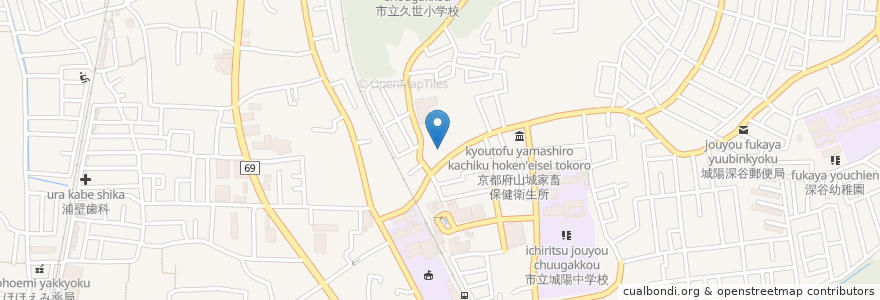 Mapa de ubicacion de スタジオ ダーチャ en ژاپن, 京都府, 城陽市.