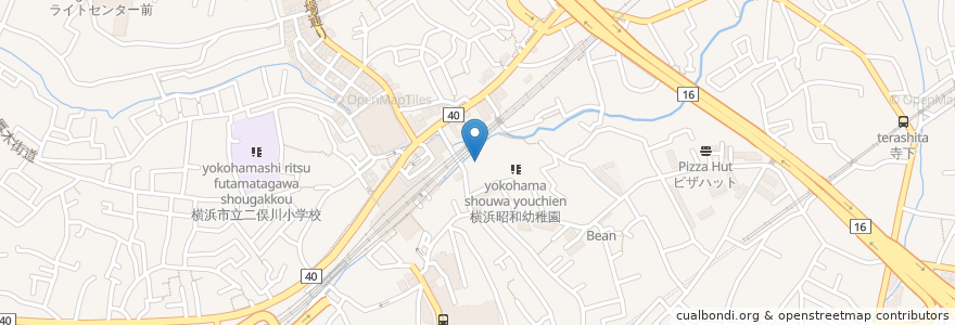 Mapa de ubicacion de ショウワパーク二俣川駅前 en 日本, 神奈川県, 横浜市, 旭区.