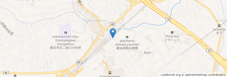 Mapa de ubicacion de Cゾーン駐車場 en ژاپن, 神奈川県, 横浜市, 旭区.