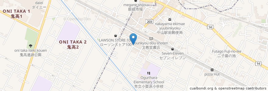 Mapa de ubicacion de たい焼き とらや下総中山店 en Japão, 千葉県, 市川市.