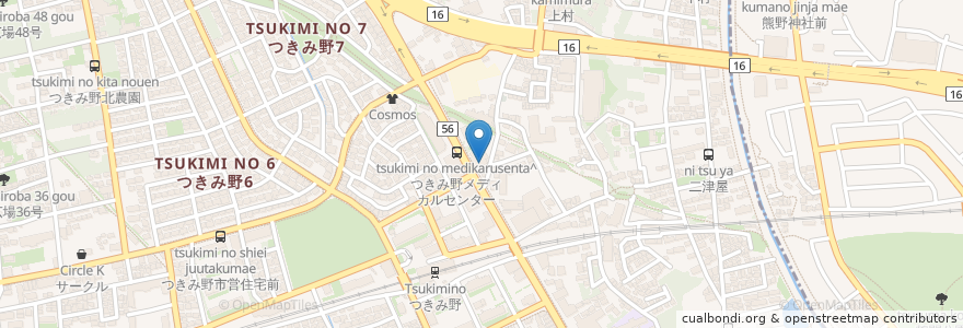 Mapa de ubicacion de おおたけ眼科 en Япония, Канагава.