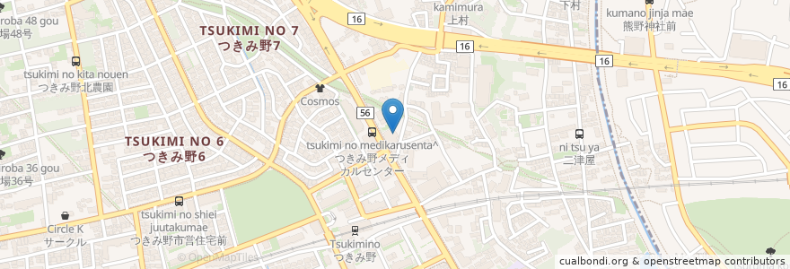 Mapa de ubicacion de くすはら内科クリニック en 日本, 神奈川県.