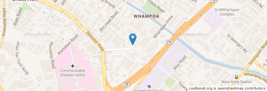 Mapa de ubicacion de How Hup en シンガポール, Central.