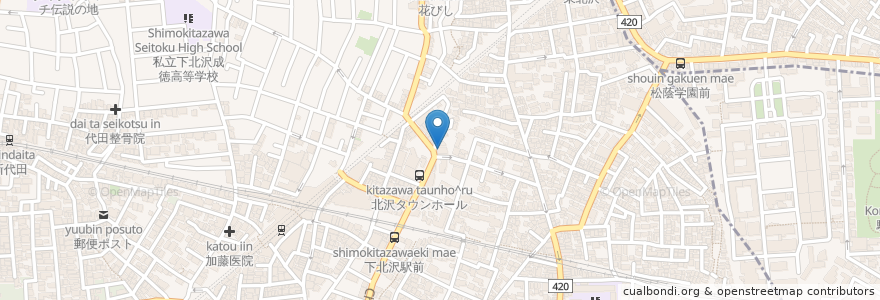 Mapa de ubicacion de Theater 711 en Japan, Tokyo, Setagaya.
